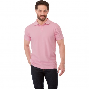 Logo trade advertising products picture of: Helios short sleeve men's polo