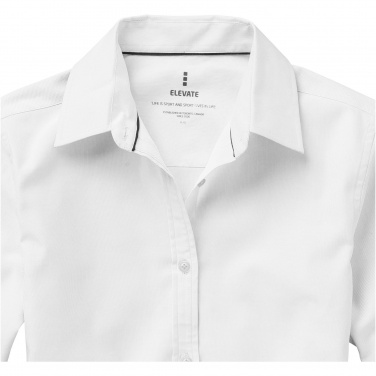 Logo trade promotional giveaway photo of: Vaillant long sleeve women's oxford shirt
