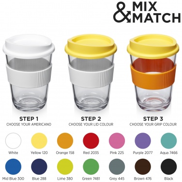 Logo trade promotional giveaways picture of: Americano® Cortado 300 ml tumbler with grip