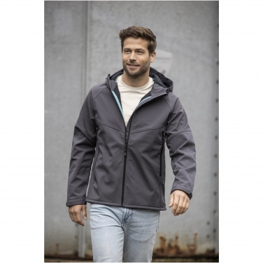 Logotrade promotional item image of: Coltan men’s GRS recycled softshell jacket