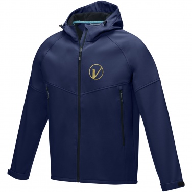Logo trade promotional item photo of: Coltan men’s GRS recycled softshell jacket