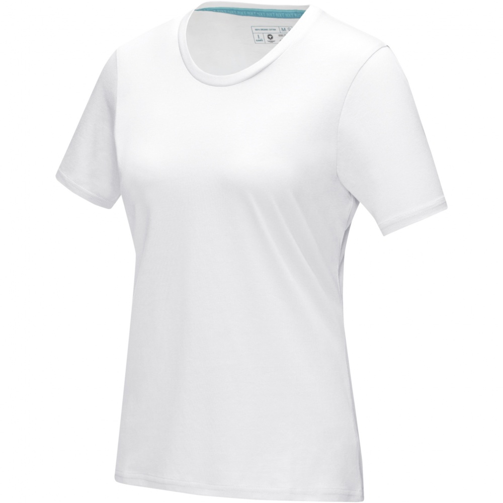 Logo trade promotional merchandise photo of: Azurite short sleeve women’s organic t-shirt