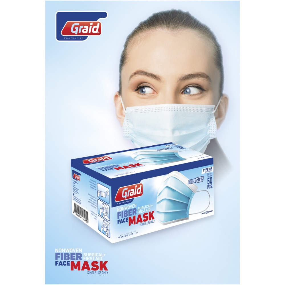 Logotrade promotional giveaways photo of: Moore type IIR face mask