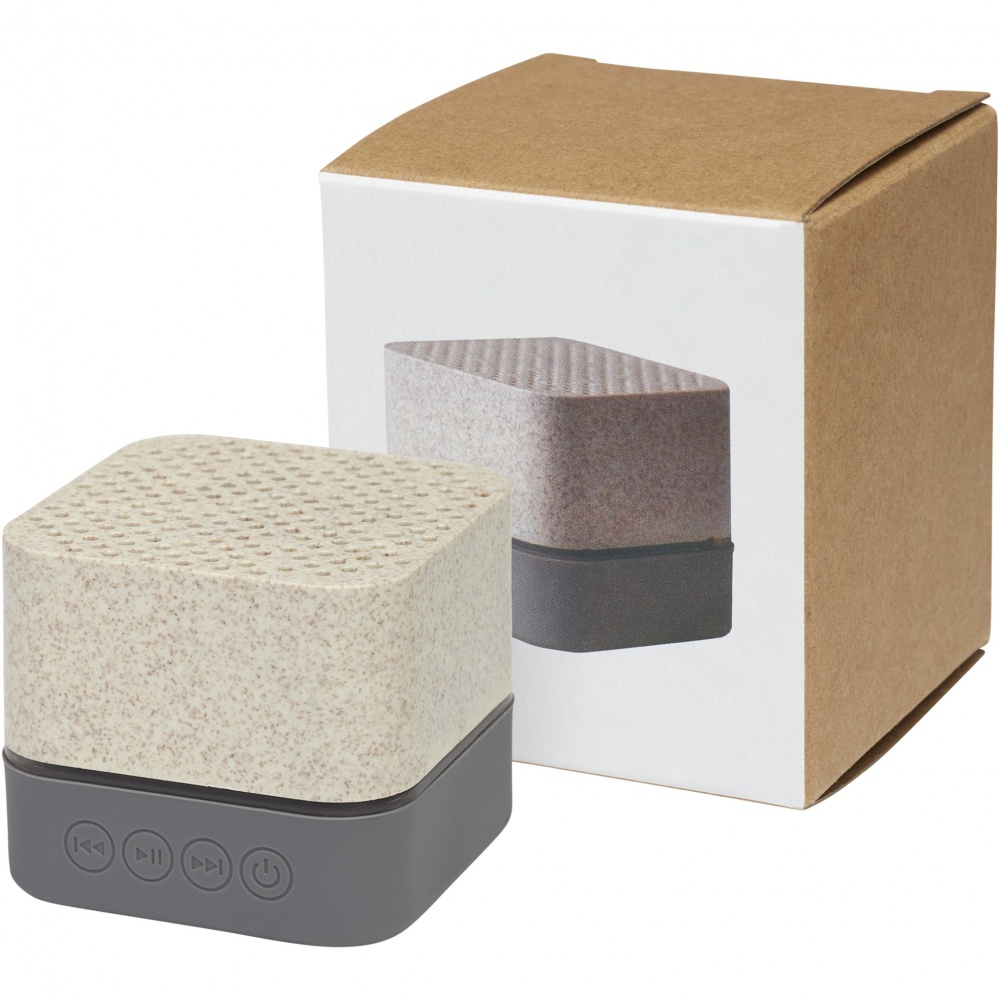 Logotrade advertising product picture of: Aira wheat straw Bluetooth® speaker