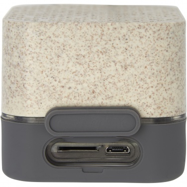 Logotrade promotional merchandise photo of: Aira wheat straw Bluetooth® speaker
