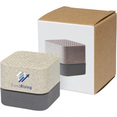 Logotrade promotional item picture of: Aira wheat straw Bluetooth® speaker