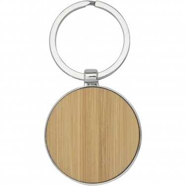 Logotrade promotional product picture of: Nino bamboo round keychain