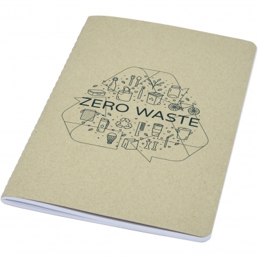 Logo trade promotional merchandise picture of: Gianna recycled cardboard notebook