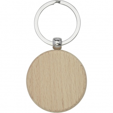 Logotrade promotional gift picture of: Giovanni beech wood round keychain