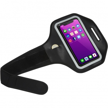 Logo trade promotional gifts picture of: Haile reflective smartphone bracelet with transparent cover