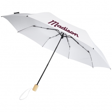 Logotrade promotional gifts photo of: Birgit 21'' foldable windproof recycled PET umbrella