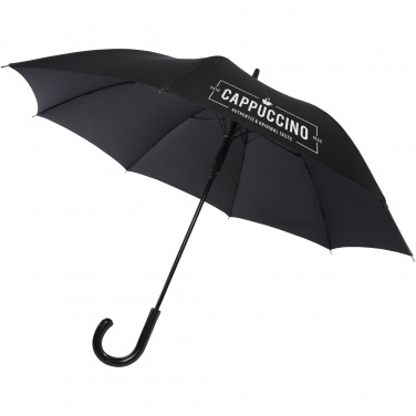 Logo trade corporate gift photo of: Fontana 23" auto open umbrella with carbon look and crooked handle