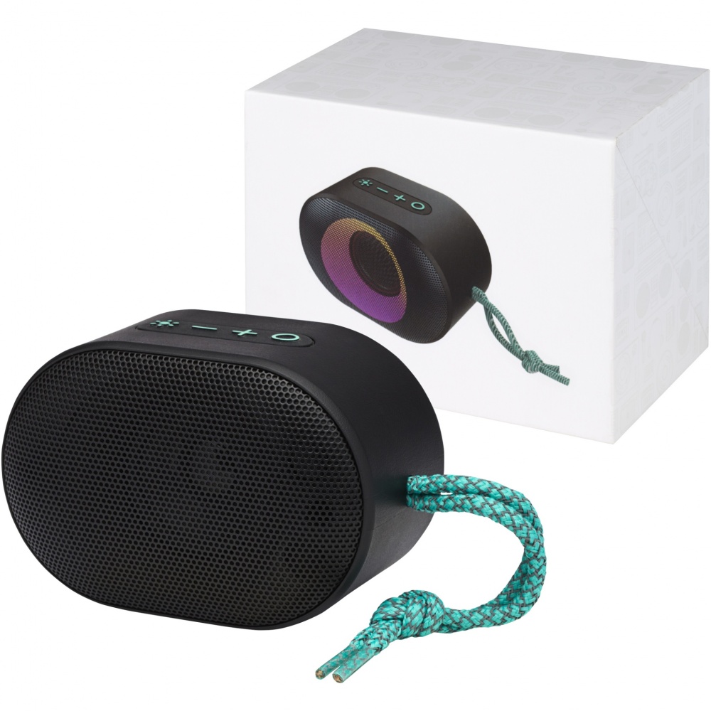 Logo trade promotional giveaways image of: Move IPX6 outdoor speaker with RGB mood light