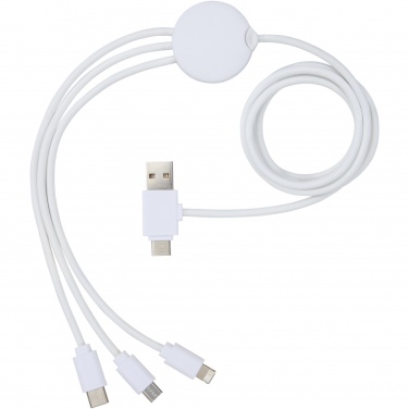 Logo trade promotional gift photo of: Pure 5-in-1 charging cable with antibacterial additive