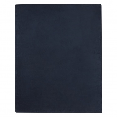 Logo trade promotional products image of: Lily GRS certified RPET coral fleece blanket