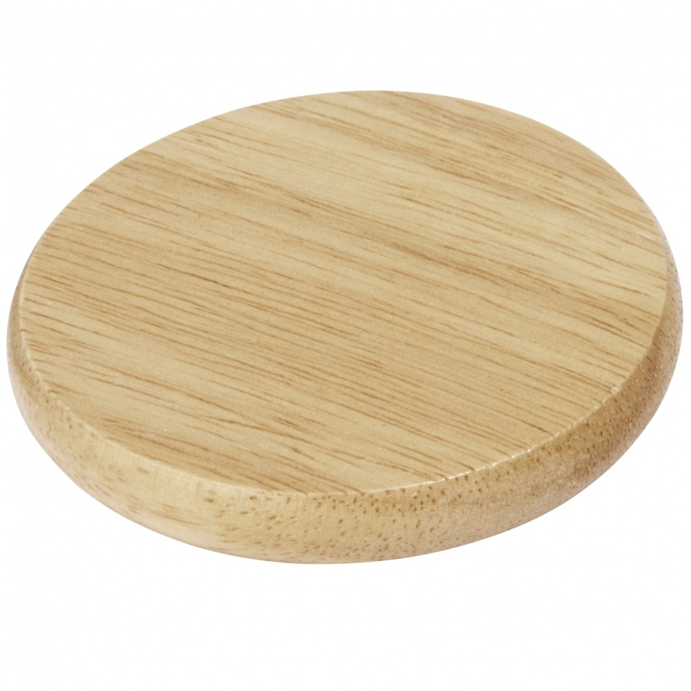 Logotrade promotional product image of: Scoll wooden coaster with bottle opener