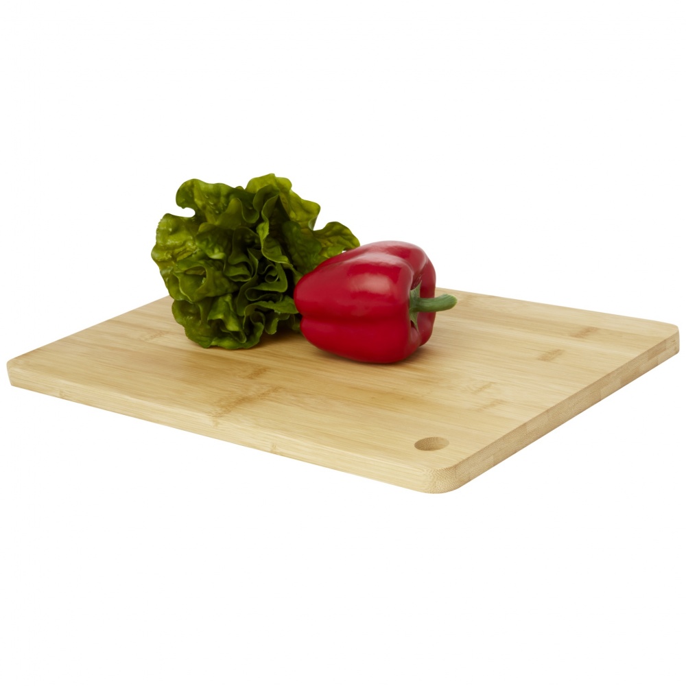 Logo trade promotional merchandise image of: Harp bamboo cutting board