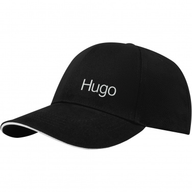 Logotrade promotional product picture of: Topaz 6 panel GRS recycled sandwich cap