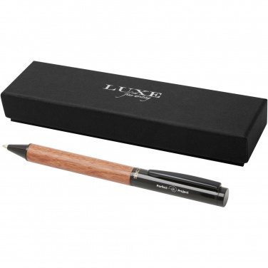 Logo trade promotional item photo of: Timbre wood ballpoint pen