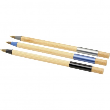 Logotrade promotional gift image of: Kerf 3-piece bamboo pen set