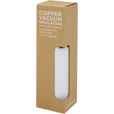 Logo trade promotional products picture of: Hulan 540 ml copper vacuum insulated stainless steel bottle with bamboo lid