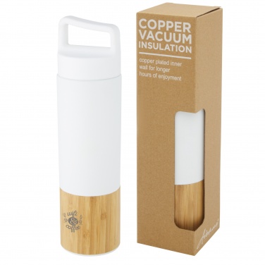 Logotrade promotional item image of: Torne 540 ml  stainless steel bottle with bamboo outer wall