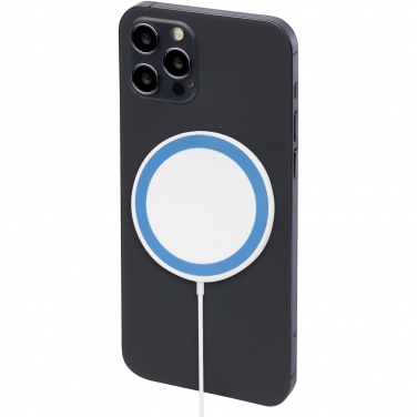 Logo trade corporate gifts image of: Peak 10W magnetic wireless charging pad