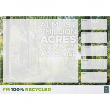 Logo trade advertising products image of: Desk-Mate® A3 recycled notepad