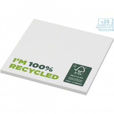Logo trade promotional merchandise photo of: Sticky-Mate® recycled sticky notes 75 x 75 mm