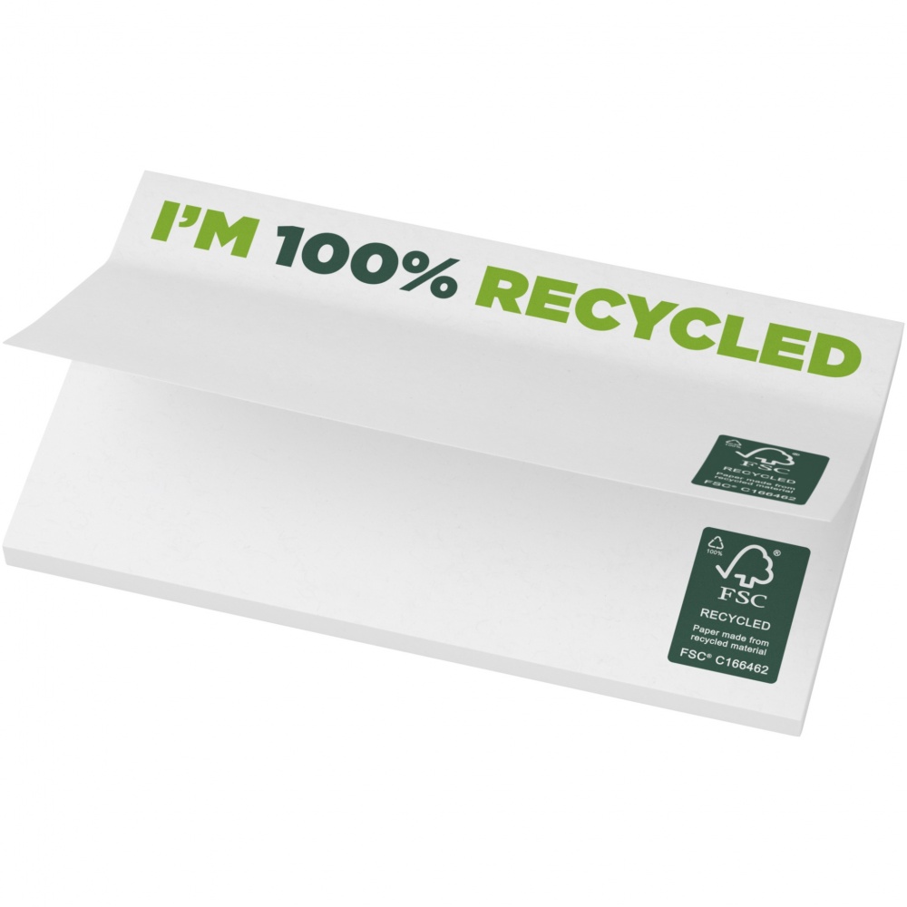 Logo trade promotional items picture of: Sticky-Mate® recycled sticky notes 127 x 75 mm