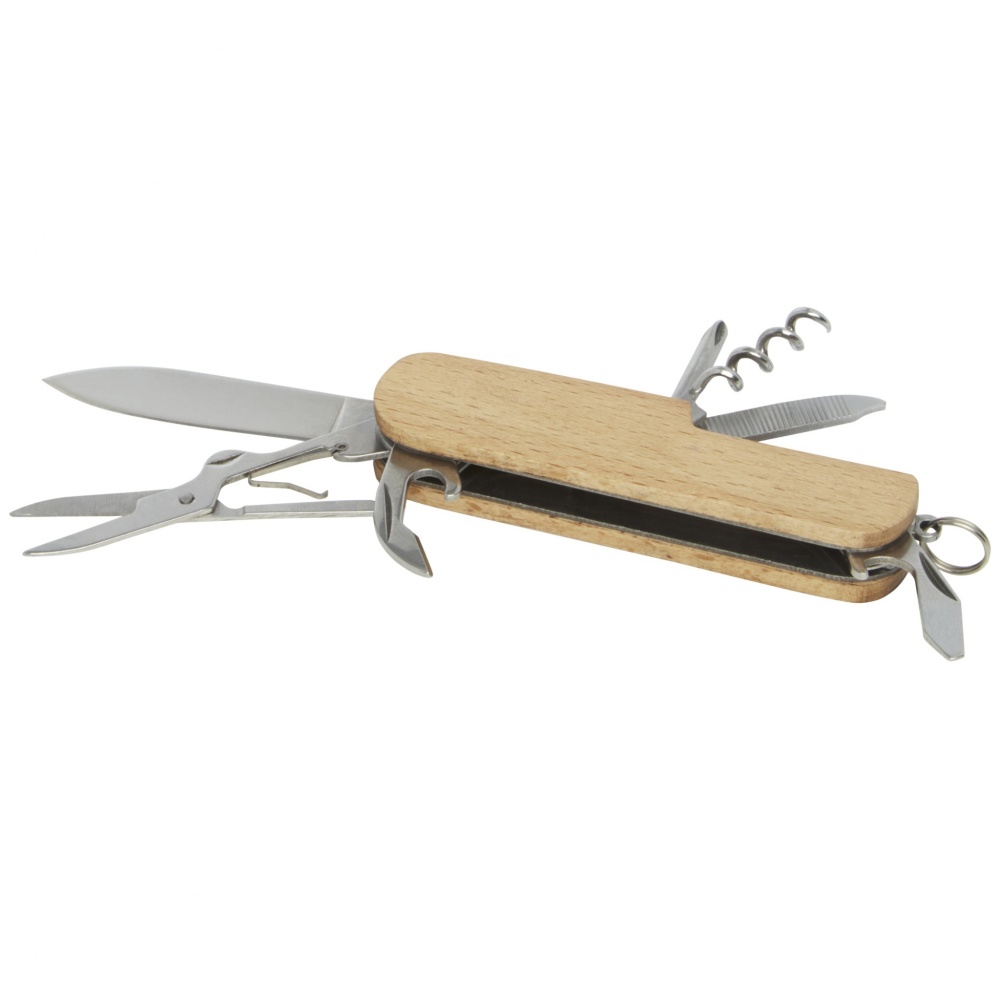 Logotrade promotional giveaways photo of: Richard 7-function wooden pocket knife