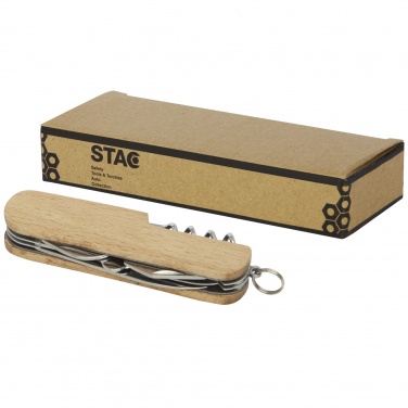 Logotrade promotional products photo of: Richard 7-function wooden pocket knife