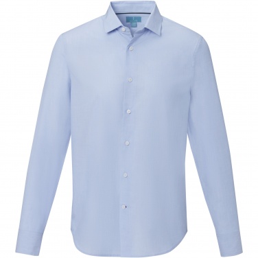 Logo trade promotional items image of: Cuprite long sleeve men's organic shirt