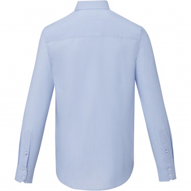 Logo trade promotional giveaways picture of: Cuprite long sleeve men's organic shirt