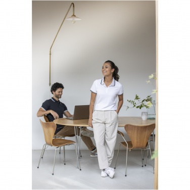 Logo trade corporate gifts picture of: Amarago short sleeve women's tipping polo