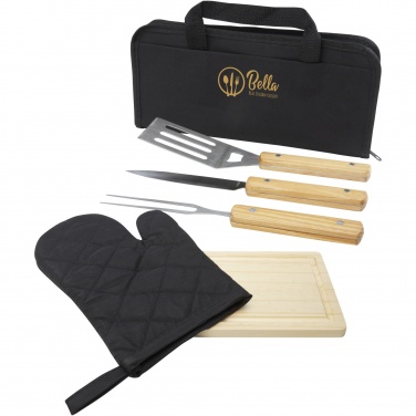 Logo trade promotional merchandise picture of: Gratar 5-piece BBQ set
