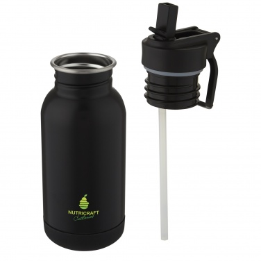 Logotrade corporate gifts photo of: Lina 400 ml stainless steel sport bottle with straw and loop