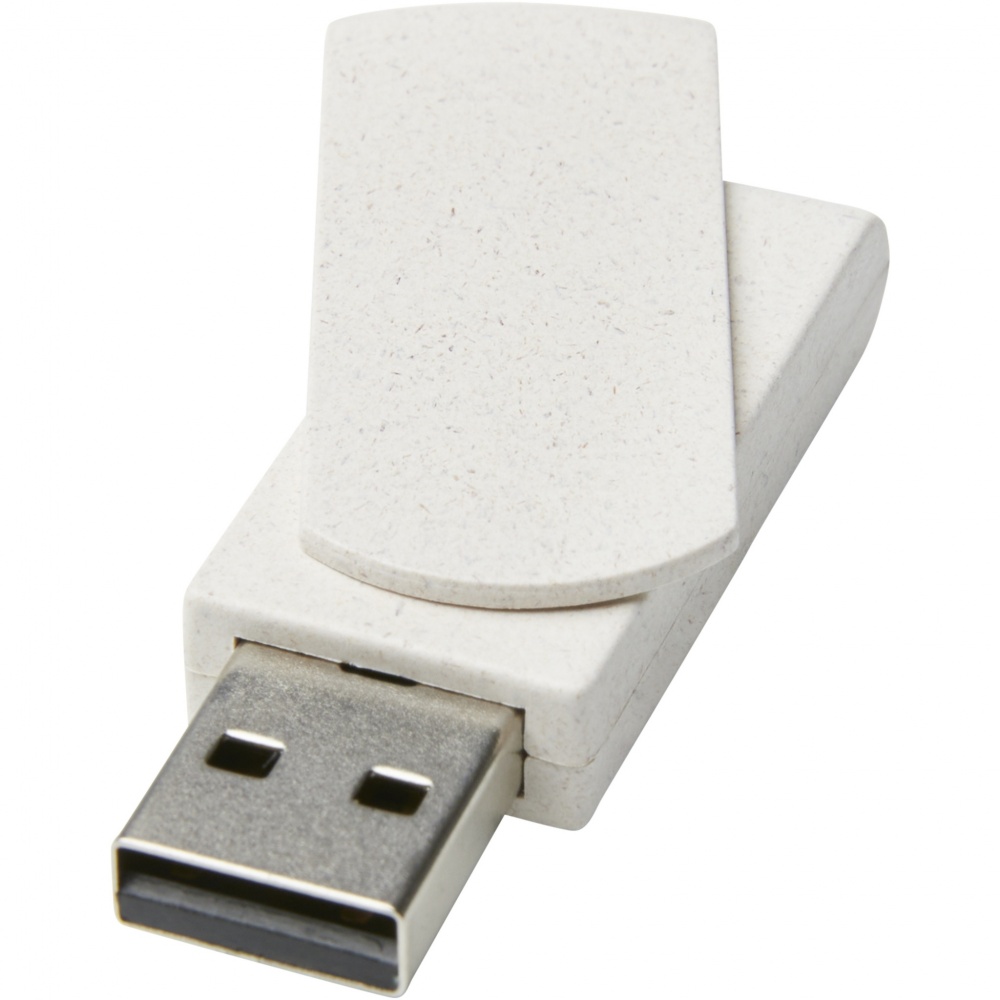 Logotrade promotional gifts photo of: Rotate 4GB wheat straw USB flash drive