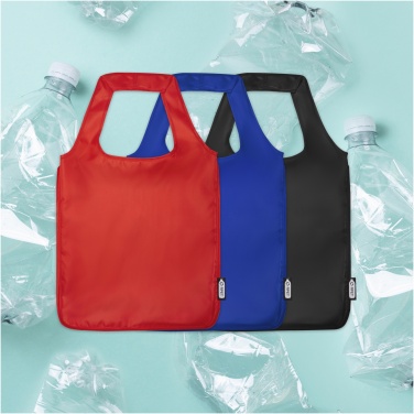 Logo trade promotional giveaway photo of: Ash RPET large foldable tote bag 14L
