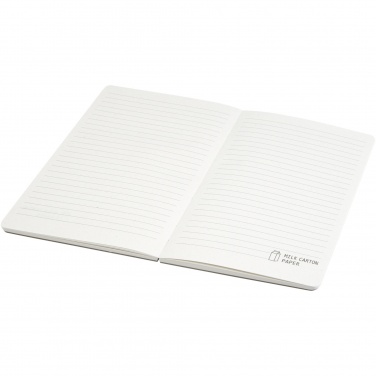 Logo trade corporate gifts picture of: Dairy Dream A5 size reference recycled milk cartons spineless notebook