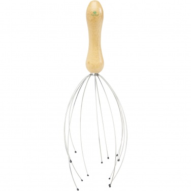 Logo trade promotional giveaway photo of: Hator bamboo head massager