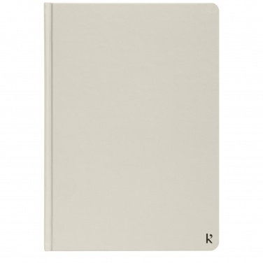 Logo trade promotional merchandise photo of: Karst® A5 stone paper hardcover notebook - lined