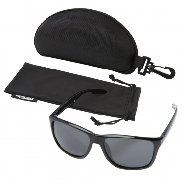 Logo trade promotional merchandise photo of: Eiger polarized sunglasses in recycled PET casing