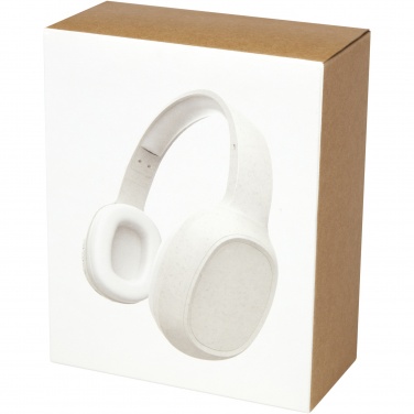 Logotrade promotional merchandise image of: Riff wheat straw Bluetooth® headphones with microphone