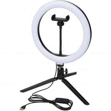 Logotrade promotional item picture of: Studio ring light for selfies and vlogging with phone holder and tripod