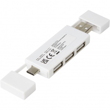 Logotrade business gift image of: Mulan dual USB 2.0 hub