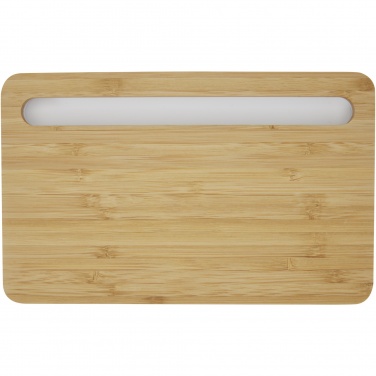 Logo trade business gift photo of: Medake 10W bamboo wireless charger
