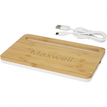 Logotrade promotional gifts photo of: Medake 10W bamboo wireless charger