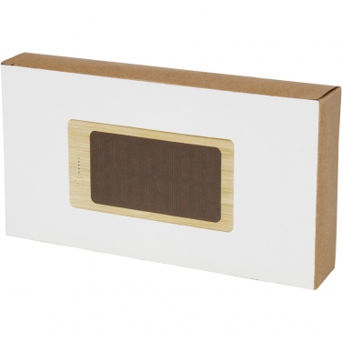 Logotrade corporate gift picture of: Alata 8000 mAh bamboo solar power bank