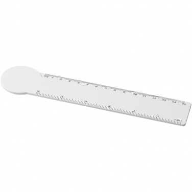 Logo trade promotional products picture of: Tait 15 cm circle-shaped recycled plastic ruler 